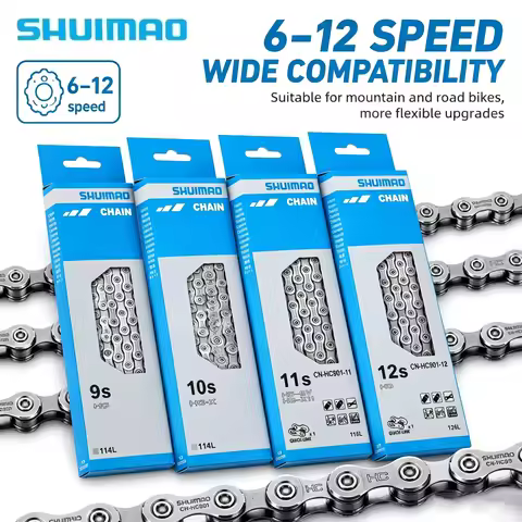 CN-HC-8100 HC901 MTB Bicycle Chain For SHIMANO SRAM 116/126L Mountain Bike Original Chains Bicycle P