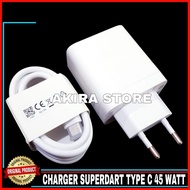 CHARGER CASAN REALME SUPERDART TYPE C ORIGINAL SUPERVOOC TYPE C 45 WATT