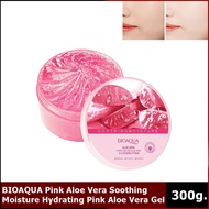 BIOAQUA Pink Aloe Vera Soothing Moisture Hydrating Pink Aloe Vera Gel 300g