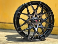 New Car Sport Rim AD WHEELS 2790 14x6J 8x100/114.3 ET38 BE-PB - READY STOCK