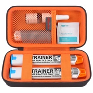 EpiPen Carrying Case, Travel Medicine Kit for 2 Epi Pens or Auvi Q, Asthma Inhaler, Nasal Spray, All