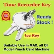 TIME RECORDER KEY / PUNCHCARD MACHINE KEY / KUNCI PUNCH CARD MESIN