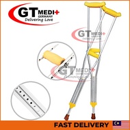 Tongkat Kaki Patah Tongkat OrangTua Adjustable Height Ultra Lightweight Quad Cane Underarm Walking A