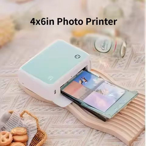 300dpi HPRT CP4000L 4x6In Portable Full Color Photo Picture Printer Mini Househeld Thermal Sublimati