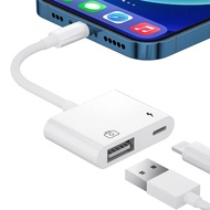 2 合 1 Lightning 轉 HDMI 1080P 數碼 AV 適配器適用於 Apple iPhone 電視視頻 HDMI 同步屏幕轉換器  1493ckp gspckp 2 in 1 Ligh