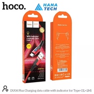 Genuine Hoco DU08 2m Type-C Led Cable