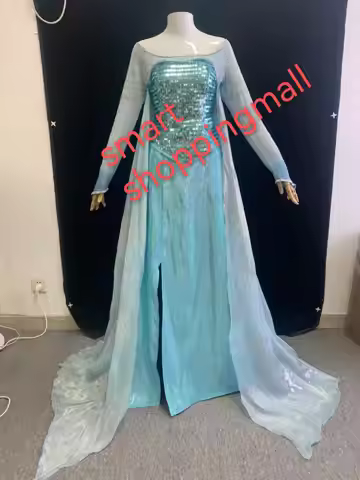Princess elsa Cosplay Costume for adult women elsa cosplay