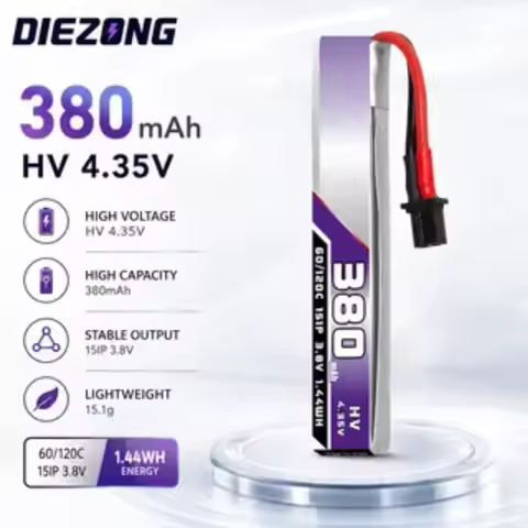 2026 NEW 380mAh 1S 3.8V 60C HV A30 LI-LON BATTERY High-Performance Fast Shipping