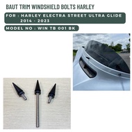 Windshield Bolts Harley Electra Street Ultra Win Tb 001 Bk