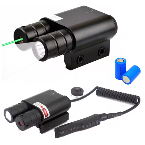 LED Flashlight Combo Red Green Blue Laser Sight for Glock Laser
