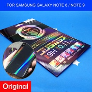 Samsung Galaxy Note 8 / Note 9 Official Black Jack 9H Back Skin Premium Aurora