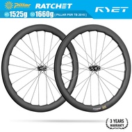 RYET ชุดล้อคาร์บอน 700C สำหรับจักรยานถนน ขอบล้อ 45/50 มม ไร้ยางใน เบรกดิสก์ คาร์บอนไฟเบอร์น้ำหนักเบา