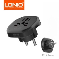 LDNIO Korea EU Plug Adapter 2500W Travel Adapter Converter High Quality Universal Socket AU US UK CN