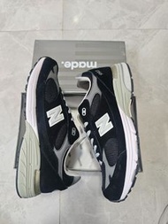 New Balance NB 993輕盈簡潔男款黑色現貨 EU44.5