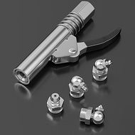 [Hot K] Upgrade Steel Core Grease Gun Coupler Mini Manual Grease Pump Head 10000Psi Lubrication Nozzle Quick Lock Nozzle Heavy Duty
