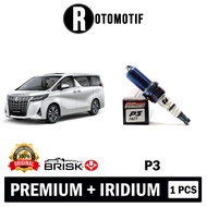 Alphard 2.5G 2AR-FE Brisk Premium Plus Iridium P3 Car Spark Plugs