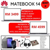 HUAWEI MATEBOOK D14 i5 [8GB+512GB] | 100% ORIGINAL MALAYSIA | 10th Gen Intel® Core™ i5-10210U proces