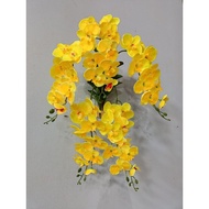 Ho Diep 5 Branches 9 High Quality Flowers Fake Flowers Wall Hanging, Decorative Fake Flowers (Real Photo)