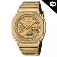 [Watchspree] Casio G-Shock G-Steel GM-2100 Lineup Fine Metallic Series Gold Resin Band Watch GM-2100