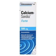 Calcium-Sandoz Forte 500 mg 20 Effervescent Tablet