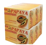 6 Pcs Papaya Whitening Soap/Papaya Whitening Soap Ready in Stock Malaysia