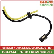 BBA Fuel Hose, Fuel Filter, Breather for GX35, UMK35 4-Stroke Grass Cutter Engine