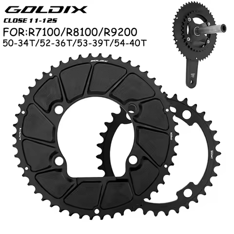 RIRO 110BCD Chainwheel for R7100 R8100 R9200 11S 12S Road Bike Chainring 50-34T 52-36T 53-39T 54-40T