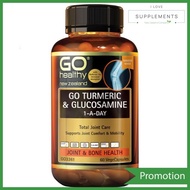 Go Healthy Turmeric + Glucosamine 1 A Day 60 / 120 / 160 Capsules