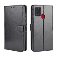 Samsung Galaxy A21s Case Pu Leather Wallet Phone Case Cover Samsung A21s GalaxyA21s Case Flip Casing