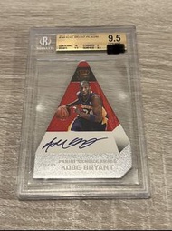 Nba card Kobe Bryant panini preferred autograph BGS 9.5 auto 10