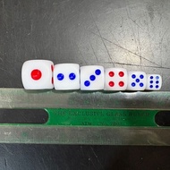 Various dices for board games