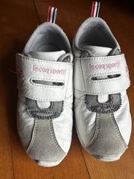 Le Coq Sportif 28碼 白色童裝運動鞋