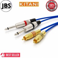 kabel jack rca to jack akai 65mm L/R sepasang