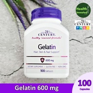 <21st Century> Gelatin 600 mg 100 Capsules