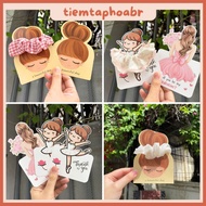 [November 20] Set of 10 Cute Cards for Gift Decoration March 8-Binner Girl Gift Box Decoration Noteb