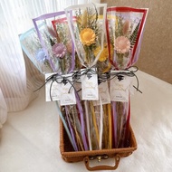 樺坊/畢業花束/畢業季/畢業禮物/向日葵/小花束/乾燥花