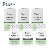 [แพ็ค 3 ขวด สุดคุ้ม] วิตามินบีรวม ฟาร์มาเวิลด์ Vitamin B Complex Pharma World Vitamin B1 B2 B3 B5 B6
