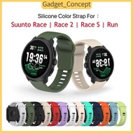 Strap For Suunto Race 2 , Suunto Race , Suunto Race S , Suunto Run Colorful Silicone Watch Strap
