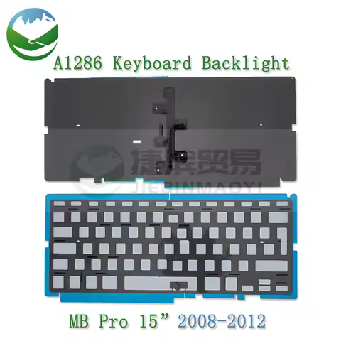 New Laptop A1286 US UK Keyboard backlight For Apple Macbook Pro 15" Keyboard Back Light 2008 2009 20