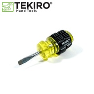 TEKIRO OBENG GAGANG KARET KUNING (-) 6 x 38 mm OBENG MIN