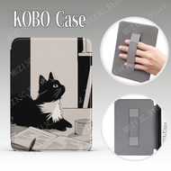 For KOBO Clara BW 6"N365 2E N506 N367 Libra Colour 2024 Libra 2（2021）7" N418 N428 with Hand Strap Ca