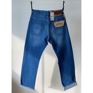 NOS Dead stock Hara Washed Color Straight fit jeans Midnight Classic HMS1-0052 Gold Thread With Embo