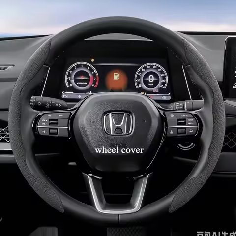 Suitable for Honda's Leather Steering Wheel Cover Segmented Quick Civic Fit 8Th Gen 8 City Accord 9 