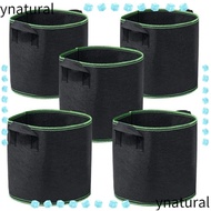 YNATURAL 1/3/5/7/10 Gallon Garden Planting Bag, 1/3/5/7/10 Gallon with Handles Grow Bag, High Qualit