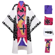 Kaigaku Akaza Cosplay Costume Enmu Dream Daki Costume Suit Full Set Halloween Outfit