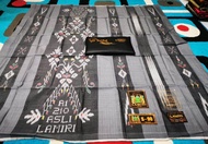 Sarung basarah kawung bahan mesres warna hitam terlaris