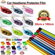 Car Headlamp Protector Film Sticker Tinted Tinted Lampu Kereta Persona Saga BLM FLX Wira Waja Myvi Viva Axia Bezza Alza