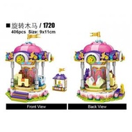 LOZ Dream Amusement Park Series - CarouselLOZ 歡樂遊樂場mini積木系列 - 旋轉木馬 1pc  
