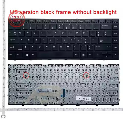US/RU laptop Keyboard for HP ProBook X360 440 G1 zhan 66 Pro G1 440/430/445 G5 640/645 G4 645/640 G5