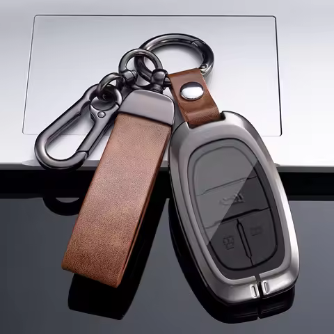 Zinc Alloy Leather Car Remote Control Key Case Cover For Maxus G50 Plus LDV D60 G10 G20 RV V80 V90 T